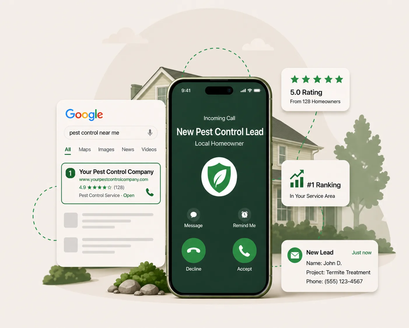 Exclusive pest control leads delivered to your inbox